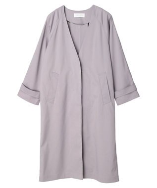 Green Parks 花粉防止　着流しコート Purple