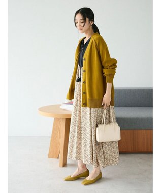 CRAFT STANDARD BOUTIQUE アウトリンキングニットカーディガン Mustard