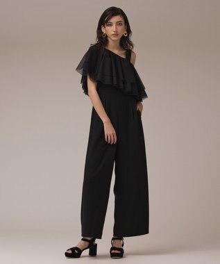 フリルケープサロペット