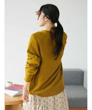 CRAFT STANDARD BOUTIQUE アウトリンキングニットカーディガン Mustard