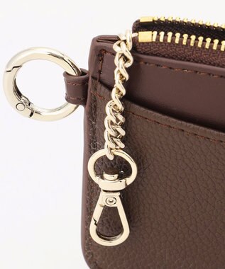 ANY カラビナ付フラグメントケース ブラウン