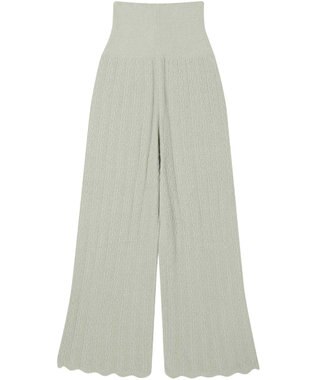 une nana cool とろみ素材がここちよいハラマキ付きロングボトム　ｍｏｉ　ｒｏｏｍ（モアルーム） オリーブ