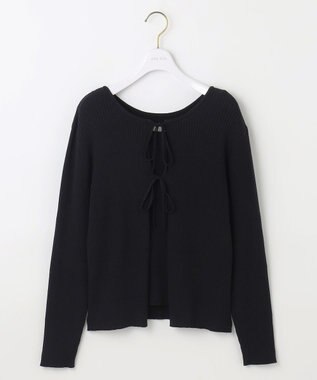 ANY SIS 【2SET】リボンカーデツイン ニット ブラック