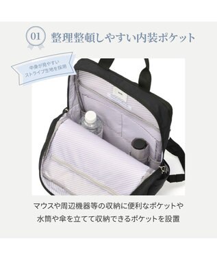 ACE BAGS & LUGGAGE 【洗える背面パッド付】 ace. フィッテムライト リュックサック A4/14インチ収納 20392 エース ブラック