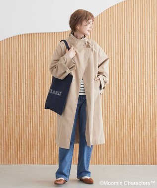 AMERICAN HOLIC Moomin アソートプリントトートバッグ Navy