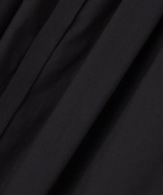 ICB 【先行予約】リネンスラブローン シャツワンピース ブラック