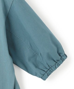 J.PRESS YORK STREET 【WOMEN】ツイストスリーブジャージ プルオーバー ピーコックグリーン系