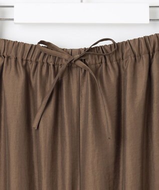 23区 【SLOW/一部店舗限定】ブライトヴィンテージクロス ワイドパンツ ブラウン系