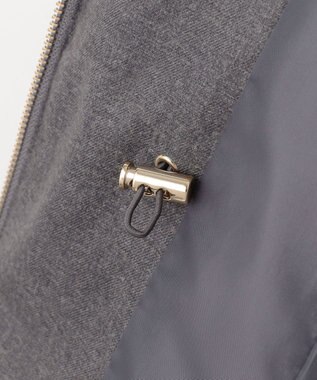 ANY SIS 【撥水・洗える】リッチファーフードロング ダウン グレー