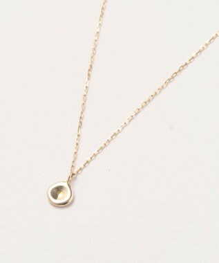Phoebe 【K10】プランプコインペンダントネックレス/全長:40cm ゴールド