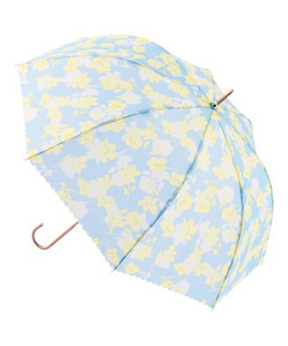 MOONBAT estaa 【耐風】長傘 アンティークフラワー UV ライトグレー