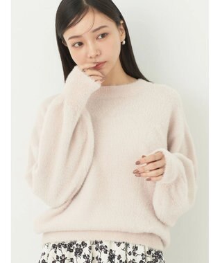 earth music&ecology ミニシャギープルオーバー Light Pink