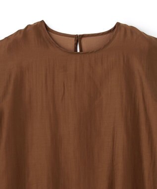 UNFILO シアー レイヤード Tシャツ ブラウン