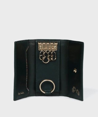 Paul Smith ベジタン キーケース ダークグリーン