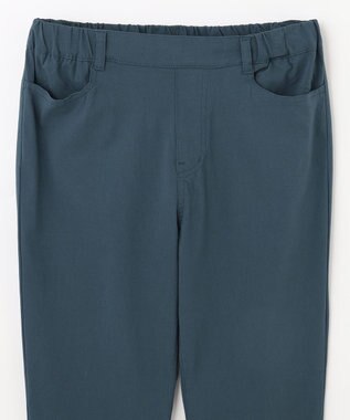 ANY 【ウエストゴム/ストレッチ/UVカット】大人の7daysデイリー パンツ ブルーグリーン