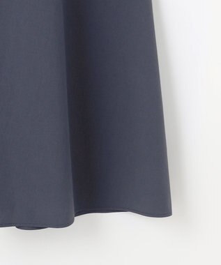 23区 【SLOW/一部店舗限定】タンブラーコットンブロード シャツワンピース ダルブルー系