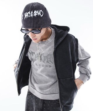 WEGO 【ユニセックス着用ITEM】コンパクトフィットロゴプルオーバー グレー