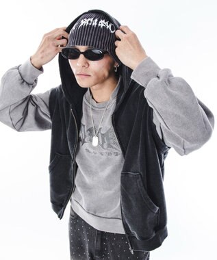 WEGO 【ユニセックス着用ITEM】コンパクトフィットロゴプルオーバー グレー