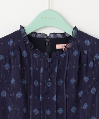 TOCCA 【LIBERTY社オリジナルプリント柄】【洗える】UNDER THE SEA ドレス ネイビー系5