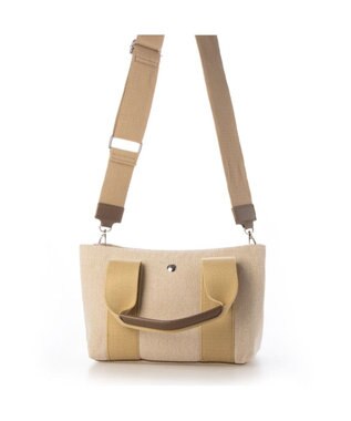 UNBILLION カシュカシュ cachecache / テープエルガリー2wayパーテーショントート ベージュ