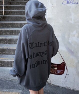 WEGO ウイングハートBIGパーカー ダークグレー