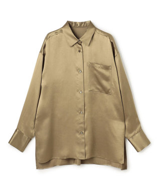 uncrave アセテートヴィンテージサテン ミドルシャツ