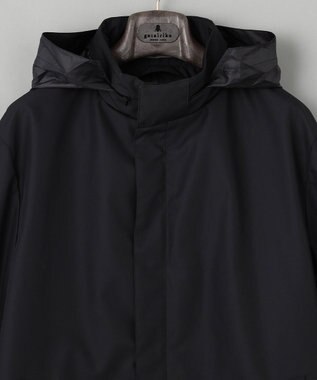 GOTAIRIKU 【防水/軽量/シワになりにくい】ラスタードビーメモリーラミネーションコート_スタンドカラー(24年モデル) ブラック系8