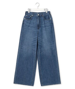 23区 【SLOW/一部店舗限定】LIGHT DENIM  ワイド パンツ ブルー
