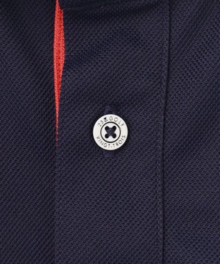 23区GOLF 【MEN】【吸水速乾/UVカット】エイトロックポロシャツ ネイビー系