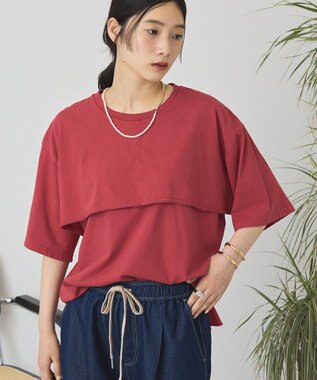 AMERICAN HOLIC レイヤード風加工Ｔシャツ