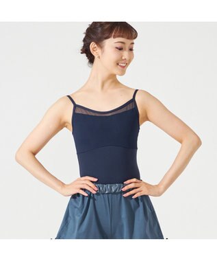 Chacott キャミソールレオタード ネイビー