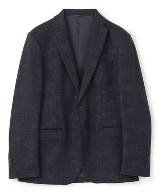 JOSEPH HOMME パッチジャガードジャージー　ジャケット ネイビー系3