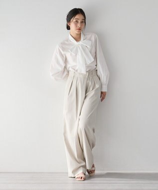 YECCA VECCA ボウタイシャツ White