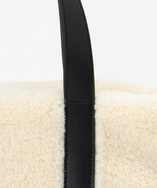 23区 ボアフリース トートバッグ ブラック系