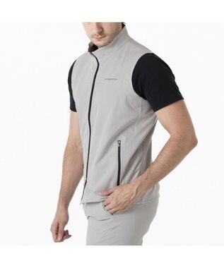 ZERO HALLIBURTON 【撥水・ストレッチ】 ドライソロテックスベスト ZHG-M5S1b 82942 シルバーグレー