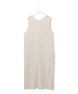 ICB 【WEB限定・洗える】BackSatinGeorgette ジャンパースカートワンピース ベージュ系