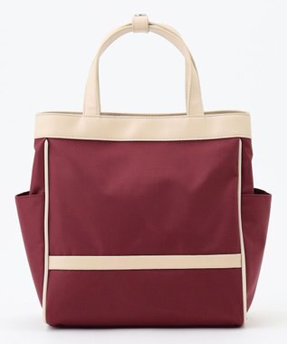 Y'SACCS トラベル ホライズン2WAYミニトート ダークレッド