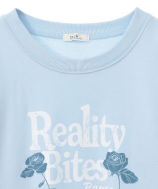 earth music&ecology ローズ×ロゴグラフィックスウェット Light Blue