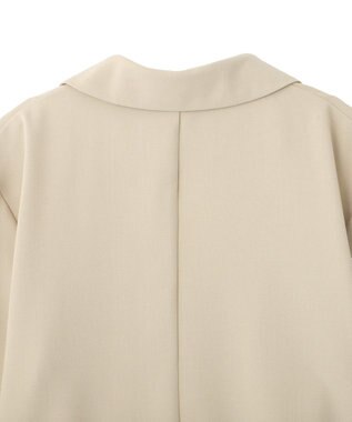 YECCA VECCA ハーフスリーブクロップドジャケット Gray Beige