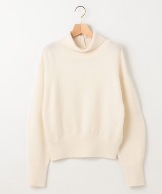 組曲 L 【2WAY・WEB限定】ウールカシミヤミックス ハイネックニット アイボリー系