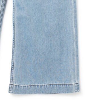 J.PRESS YORK STREET 【WOMEN】ソフトワイドデニム ダルブルー系