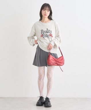 earth music&ecology ローズ×ロゴグラフィックスウェット Oatmeal