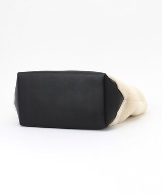 23区 ボアフリース トートバッグ ブラック系