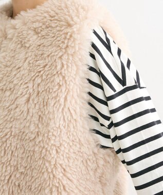 Green Parks ・ＥＬＥＮＣＡＲＥ　ＤＵＥ　シープファーベスト Light Beige