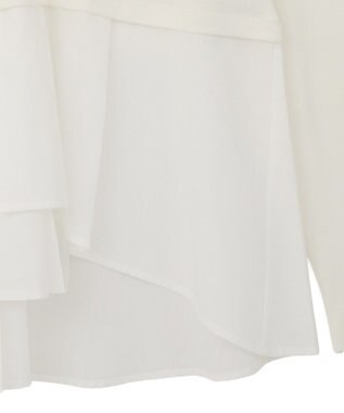 earth music&ecology 【吸湿発熱】あったかフェミニンインナー（シャツヘム） Off White