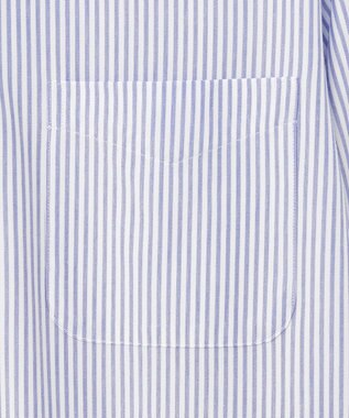 J.PRESS MEN ニットキャンディストライプ シャツ ネイビー系1