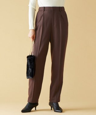自由区 S ウールサキソニーテーパード パンツ