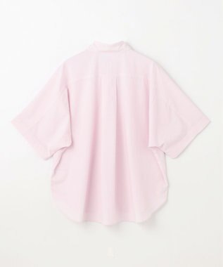 ANY 【接触冷感/UVカット/抗菌防臭/速乾】エニィファンクション半袖シャツブラウス ピンクストライプ