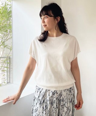 UNFILO 【新色追加！/UVケア/接触冷感/抗菌防臭】スゴ機能 コンパクトニットＴ ホワイト系