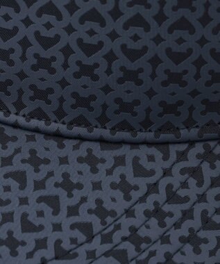 23区GOLF 【UNISEX】モノグラムプリントキャップ ポケッタブル ネイビー系